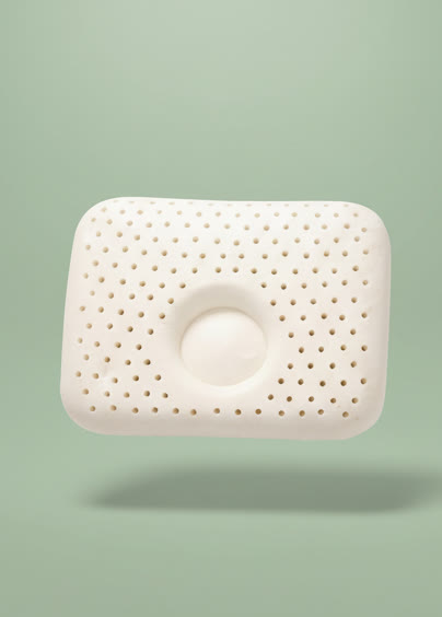 Baby Donut Pillow — natural latex