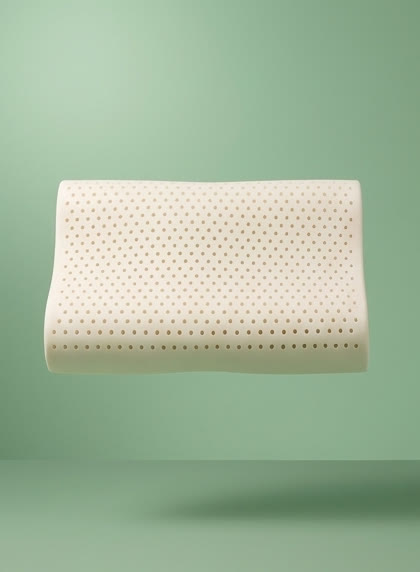 Contour Pillow — natural latex